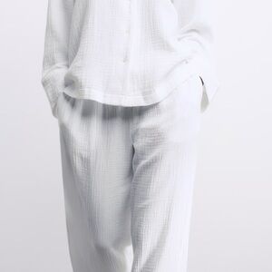 Pure Cotton Muslin Revere Pyjama Set